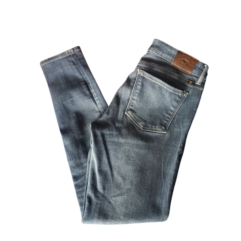 Women' Lucky Brand Stella Skinny Jeans Blue Denim Size 6/28